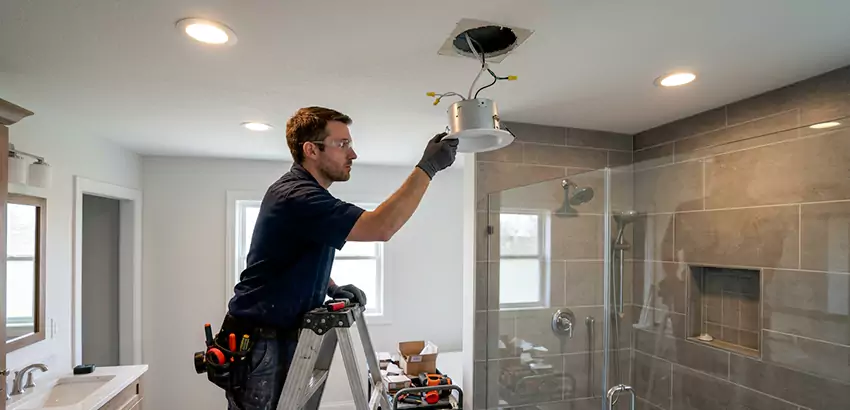 Bathroom and Shower Recessed Lighting Installation in Peachtree Corners