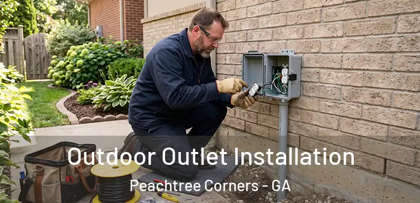 Outdoor Outlet Installation Peachtree Corners - GA
